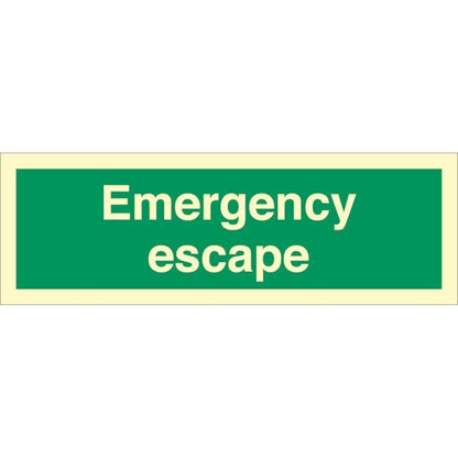 Sign IMO Emergency Escape 100095 - Sikkerhedsgiganten