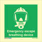 Sign IMO Emergency escape breathing device 103131 - Sikkerhedsgiganten