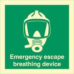 Sign IMO Emergency escape breathing device 103131 - Sikkerhedsgiganten