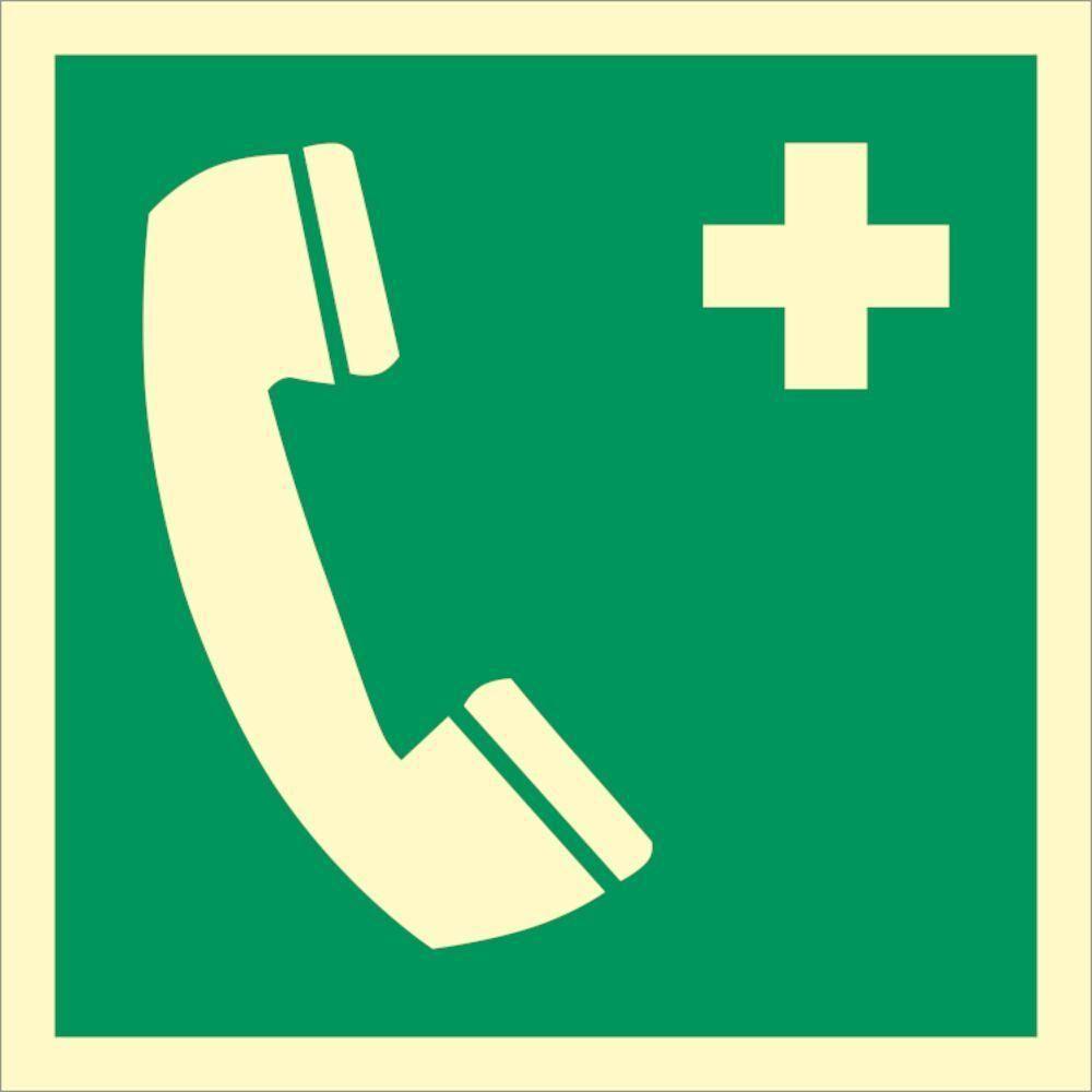 Sign IMO Emergency phone - Sikkerhedsgiganten