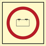 Sign IMO Emergency source of electrical power (bat 104322 - Sikkerhedsgiganten