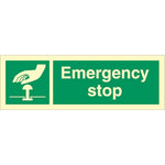 Sign IMO Emergency stop 102009 - Sikkerhedsgiganten
