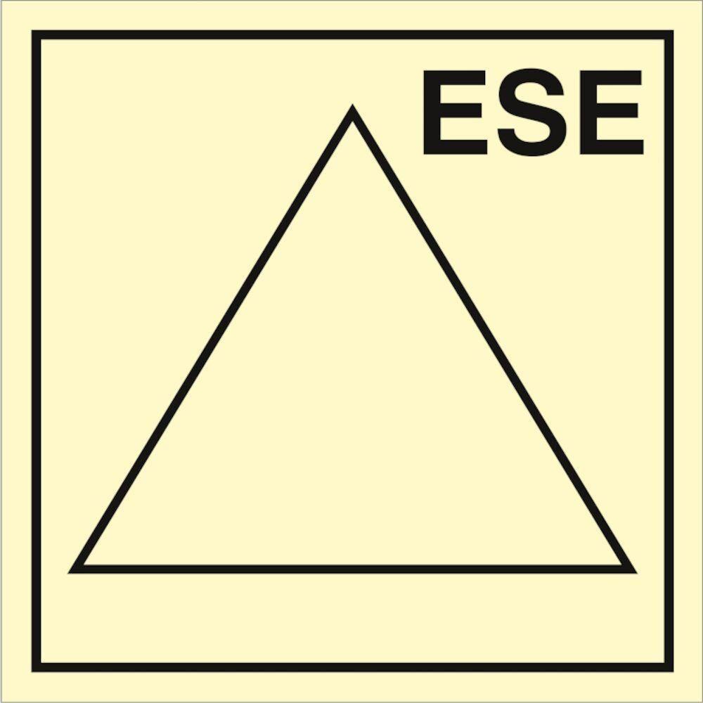 Sign IMO Emergency stop system ESE 104215 - Sikkerhedsgiganten