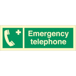 Sign IMO Emergency telephone 102008 - Sikkerhedsgiganten