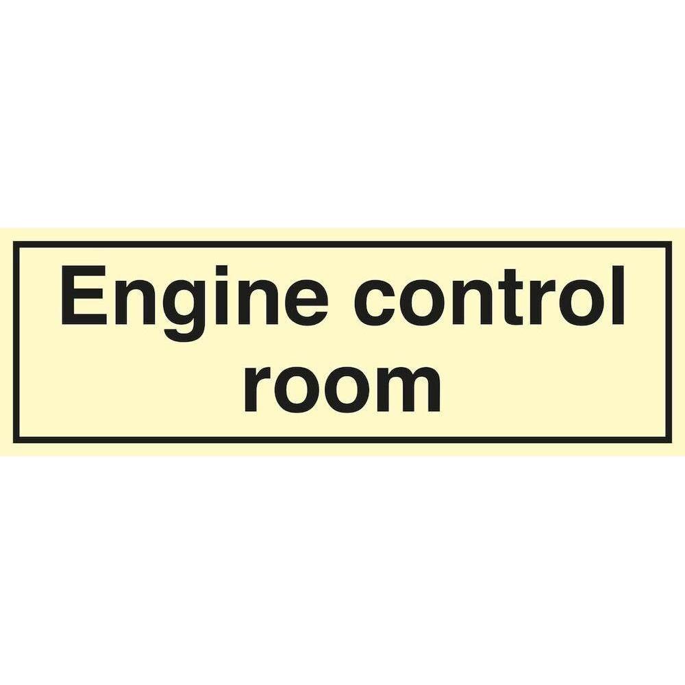 Sign IMO Engine control room - Sikkerhedsgiganten