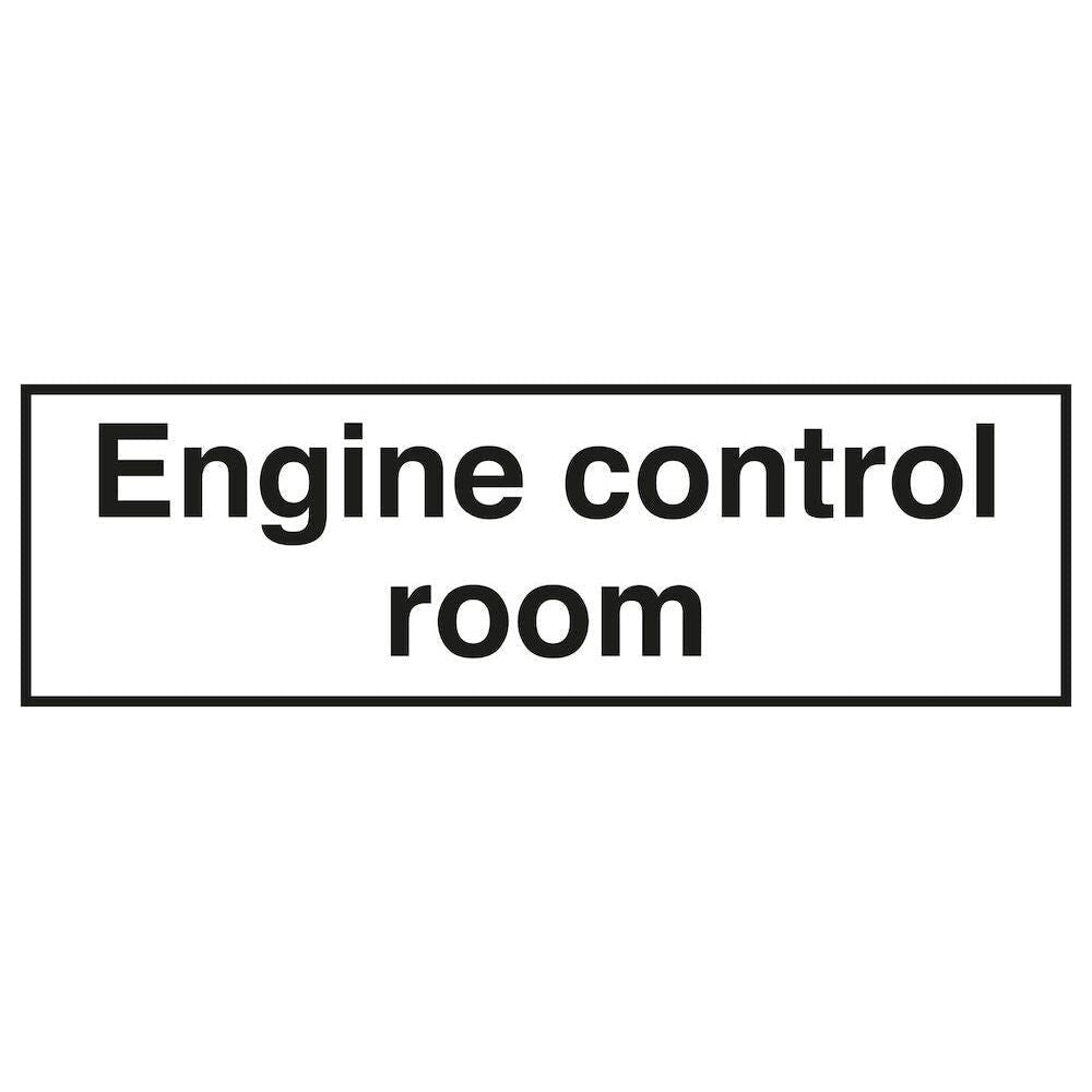 Sign IMO Engine control room - Sikkerhedsgiganten
