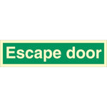 Sign IMO Escape door 100117 - Sikkerhedsgiganten