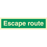 Sign IMO Escape route left 100111 - Sikkerhedsgiganten