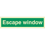Sign IMO Escape window 100118 - Sikkerhedsgiganten