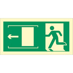 Sign IMO Exit left sliding door 100030 - Sikkerhedsgiganten