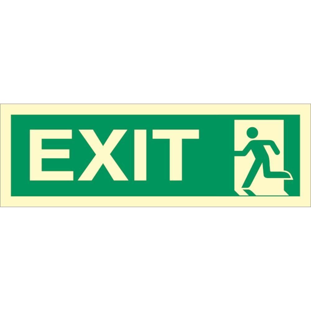 Sign IMO Exit left - Sikkerhedsgiganten