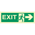 Sign IMO Exit rigt, arrow right 100008 - Sikkerhedsgiganten