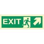 Sign IMO Exit rigt/up, arrow up 100006 - Sikkerhedsgiganten