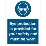 Sign IMO Eye protection is provided for your safet 106041 - Sikkerhedsgiganten