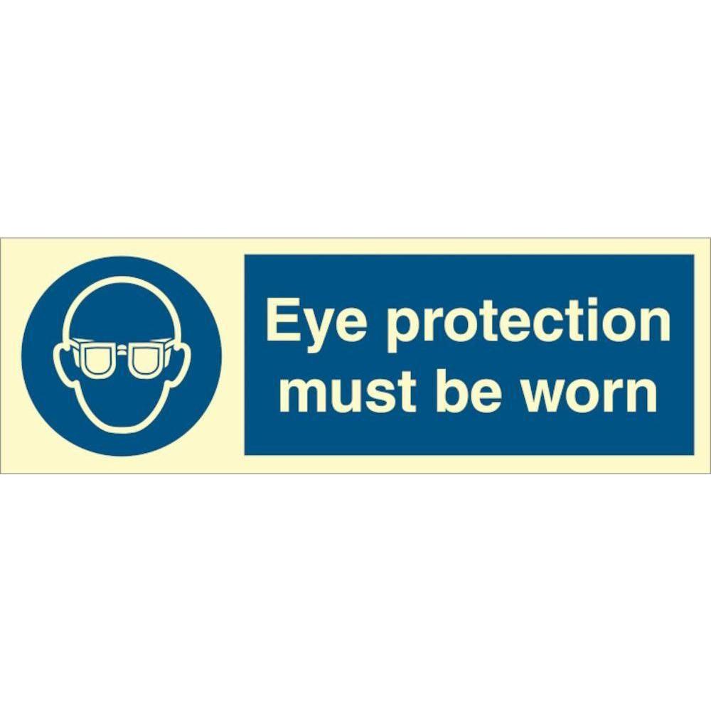 Sign IMO Eye protection must 106231 - Sikkerhedsgiganten