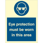 Sign IMO Eye protection must be worn in this area 106036 - Sikkerhedsgiganten
