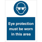 Sign IMO Eye protection must be worn in this area 106036 - Sikkerhedsgiganten