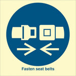 Sign IMO Fasten seat belts 103010 - Sikkerhedsgiganten