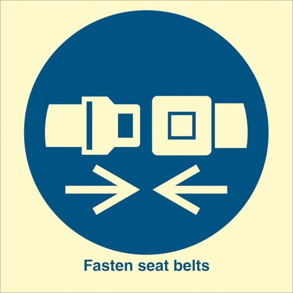 Sign IMO Fasten seat belts 103010 - Sikkerhedsgiganten