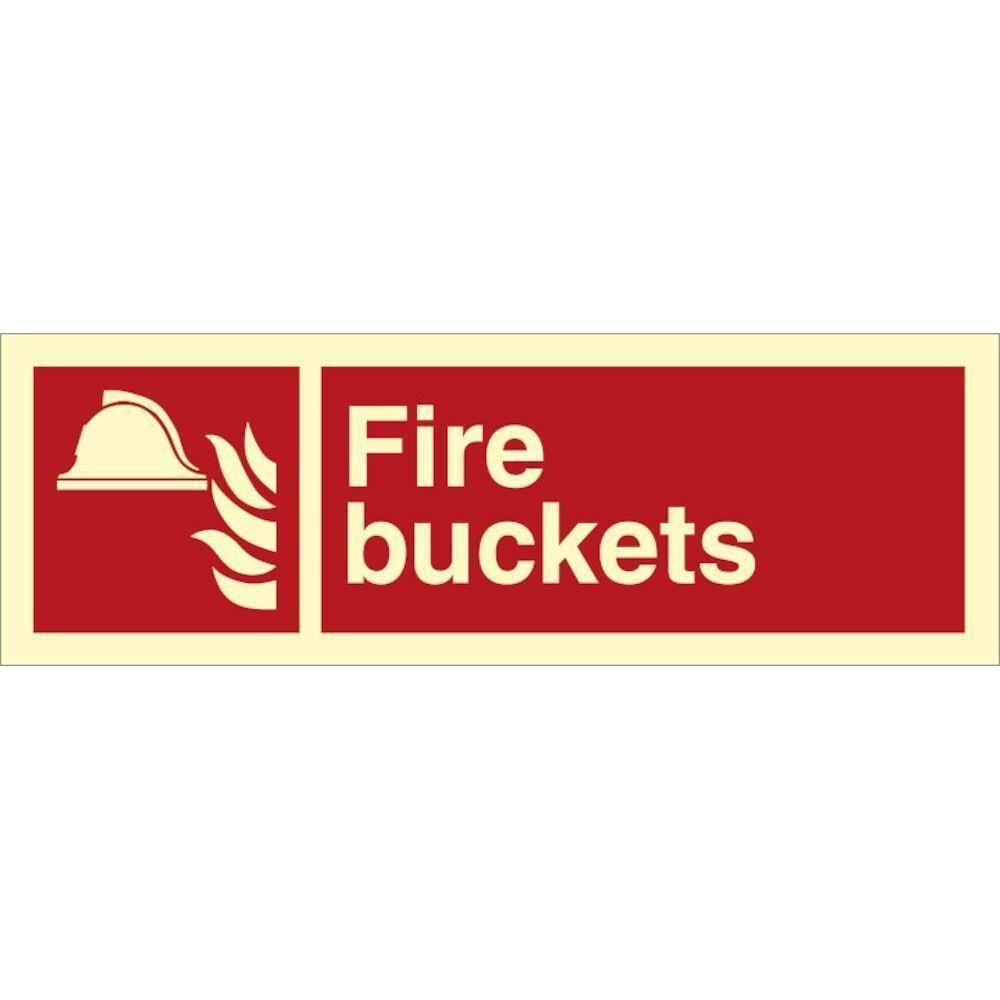 Sign IMO Fire buckets 105044 - Sikkerhedsgiganten