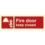 Sign IMO Fire door keep closed 105056 - Sikkerhedsgiganten