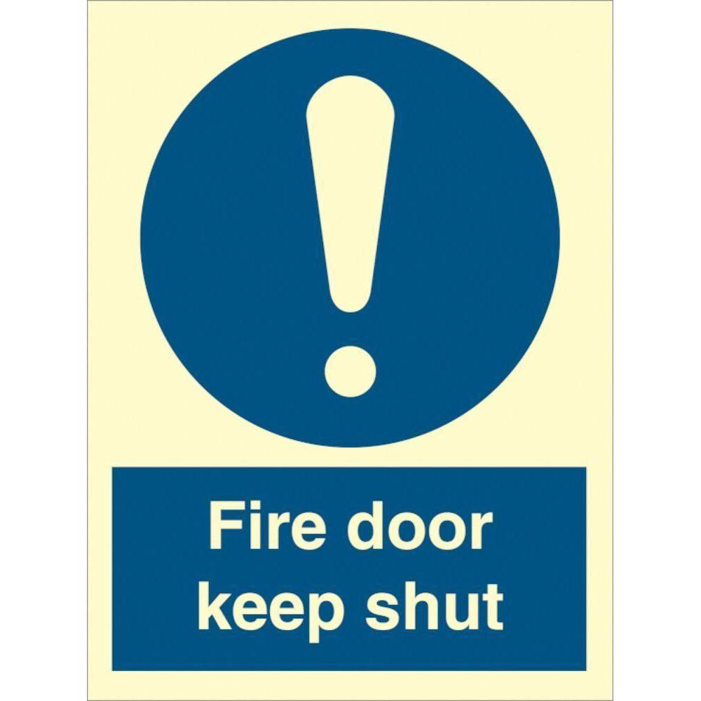 Sign IMO Fire door keep shut 106043 - Sikkerhedsgiganten