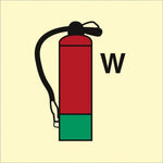 Sign IMO Fire Extinguisher Water 104404 - Sikkerhedsgiganten