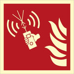 Sign IMO Fire fighters radio 105131 - Sikkerhedsgiganten