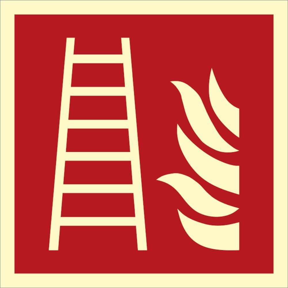 Sign IMO Fire ladder 105120 - Sikkerhedsgiganten