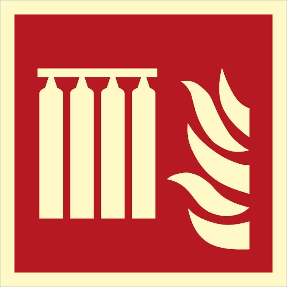 Sign IMO Fixed fire extinguisher battery 105122 - Sikkerhedsgiganten