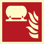Sign IMO Fixed fire extinguisher installation 105126 - Sikkerhedsgiganten