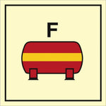 Sign IMO Fixed foam fire extinguishing installatio 104162 - Sikkerhedsgiganten
