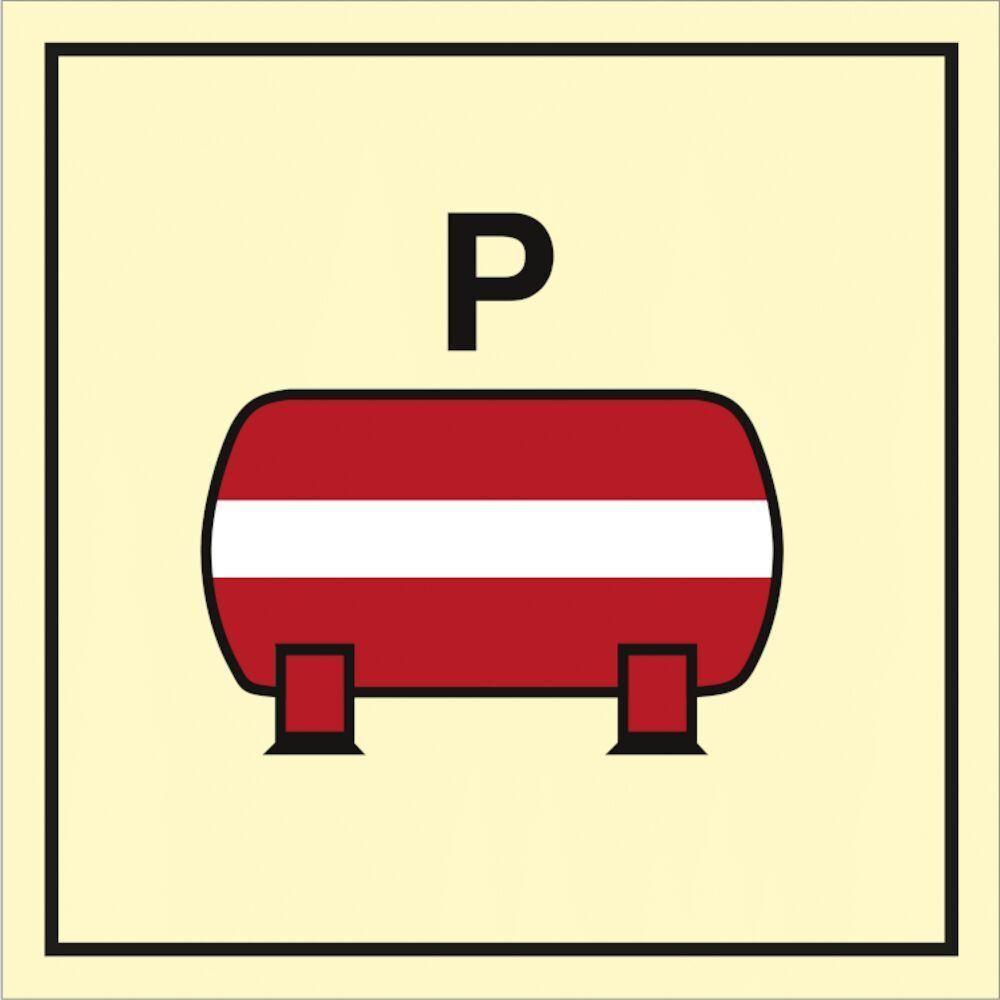 Sign IMO Fixed powder fire extinguishing installat 104161 - Sikkerhedsgiganten