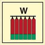 Sign IMO Fixed water fire extinguisher battery 104104 - Sikkerhedsgiganten