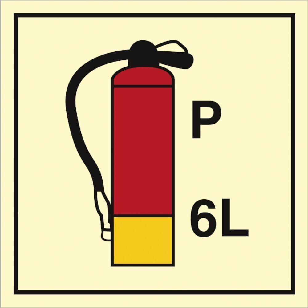 Sign IMO Foam Extinguishers 6L 104105 - Sikkerhedsgiganten