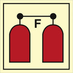 Sign IMO Foam release station 10451 - Sikkerhedsgiganten