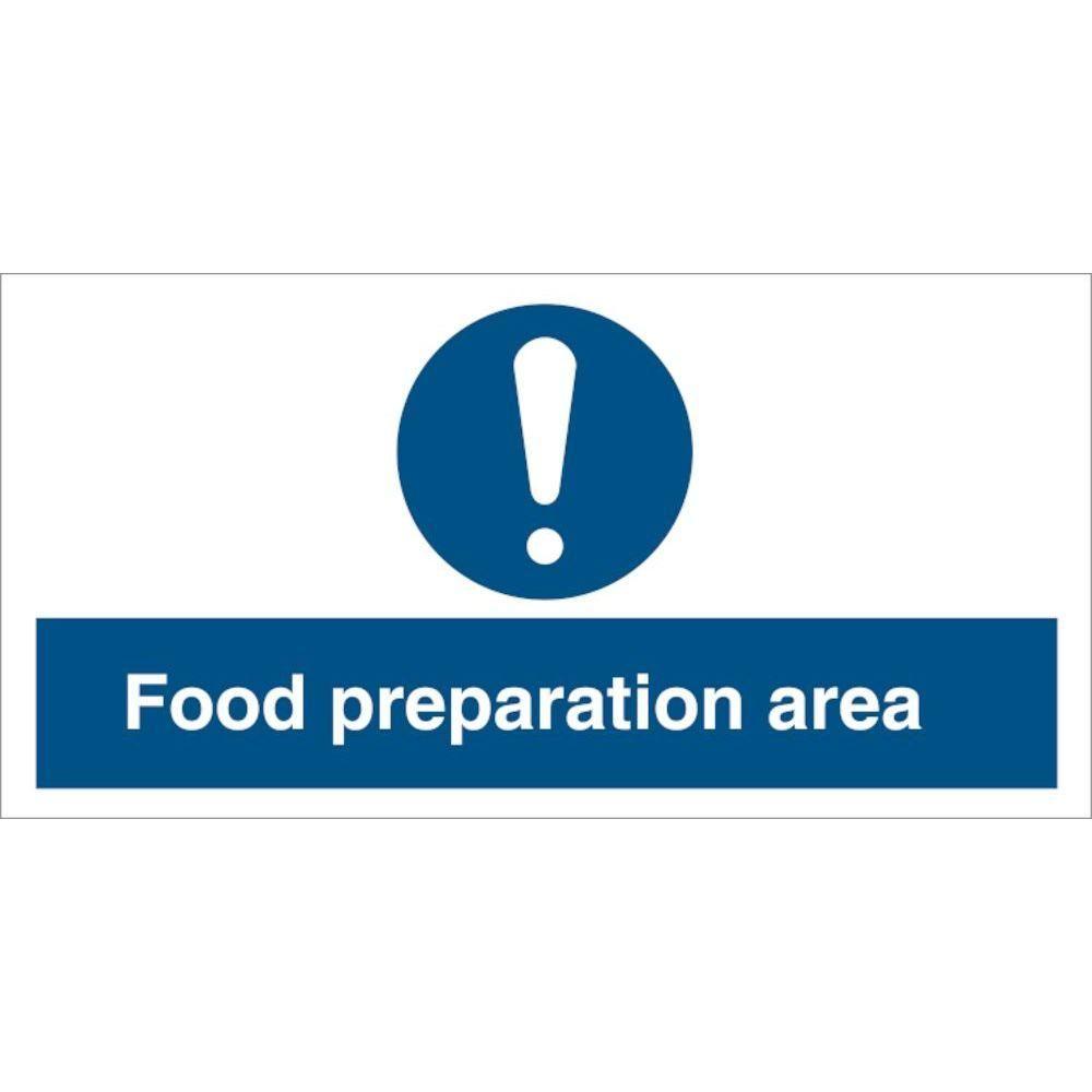 Sign IMO Food preparation area 106268 - Sikkerhedsgiganten