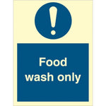 Sign IMO Food wash only 106048 - Sikkerhedsgiganten