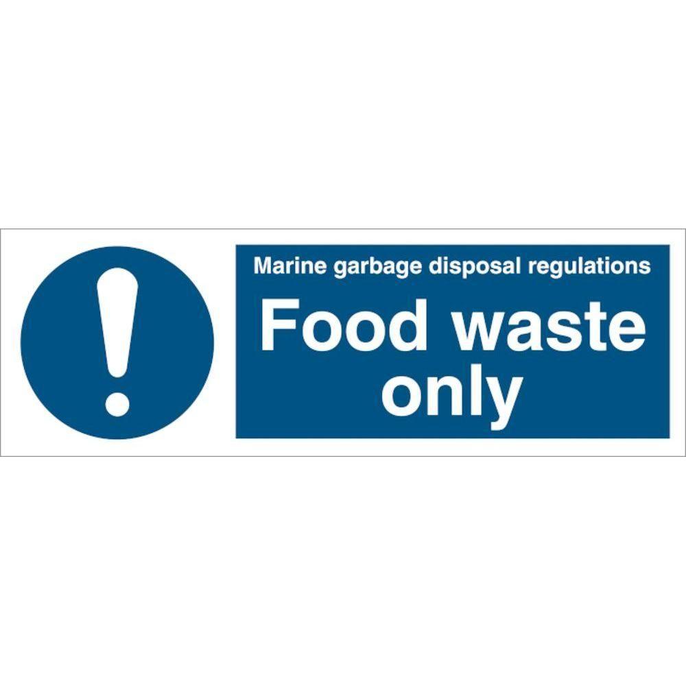 Sign IMO Food waste only 106257 - Sikkerhedsgiganten