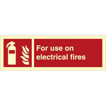 Sign IMO For use on electrical fires 105028 - Sikkerhedsgiganten