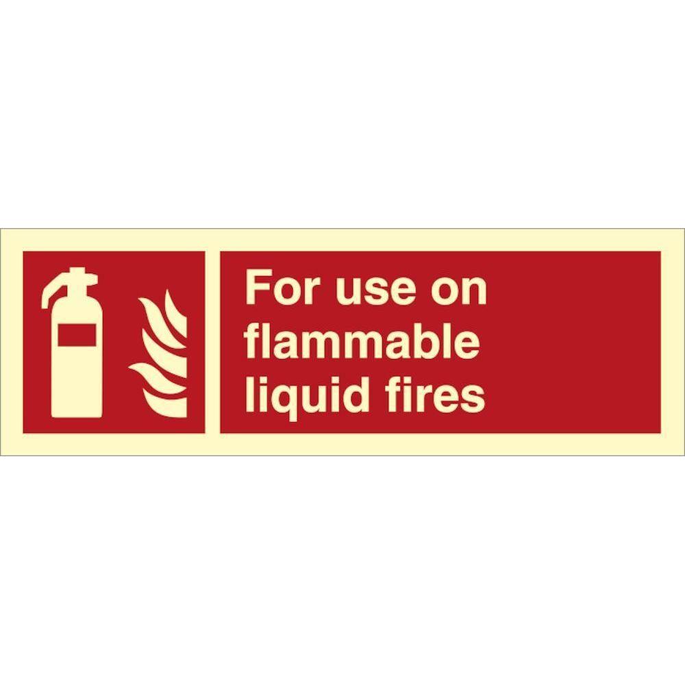 Sign IMO For use on flammable liquid fires 105029 - Sikkerhedsgiganten