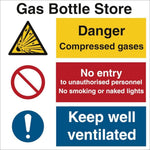 Sign IMO Gas Bottle Store - Sikkerhedsgiganten
