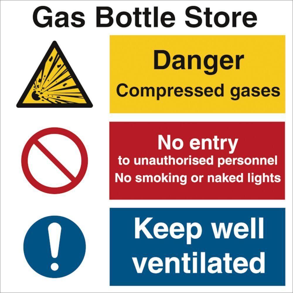 Sign IMO Gas Bottle Store - Sikkerhedsgiganten