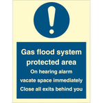Sign IMO Gas flood system protection area 106059 - Sikkerhedsgiganten
