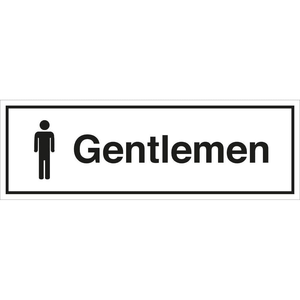 Sign IMO Gentlemen - Toilet sign - Sikkerhedsgiganten