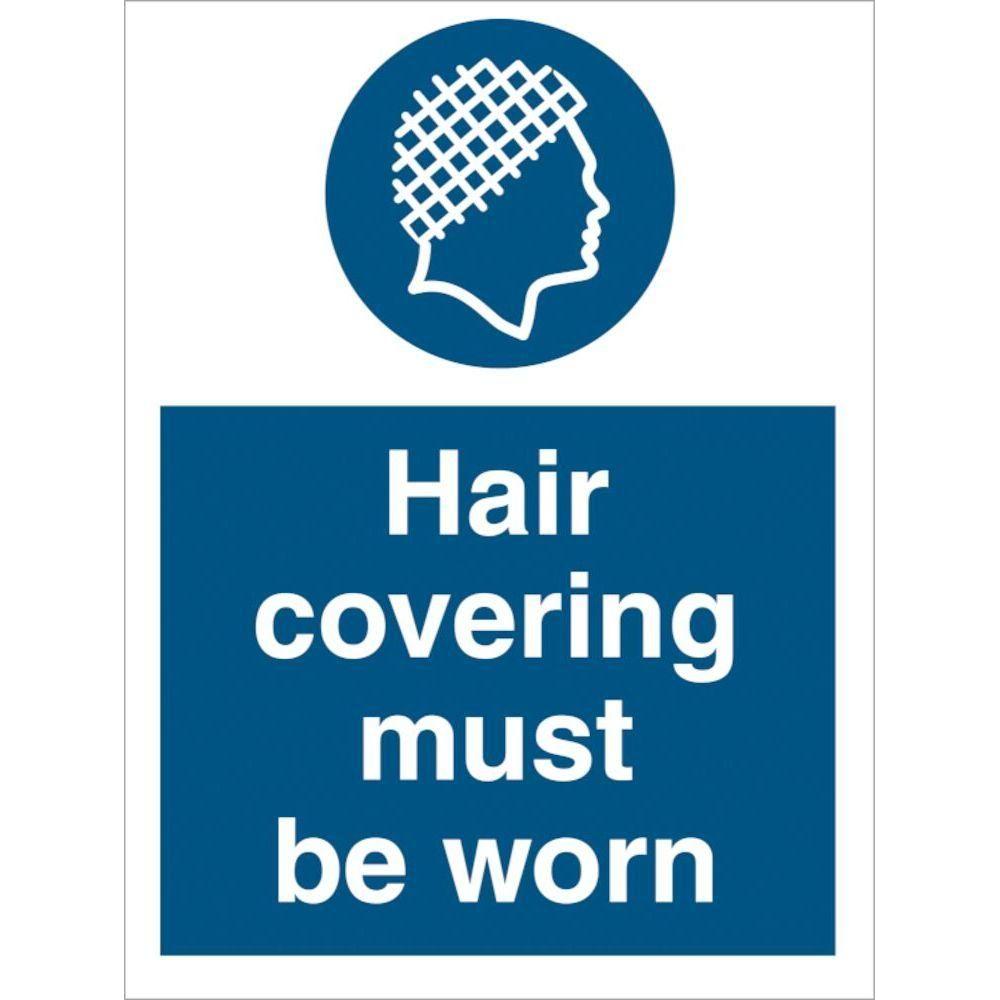 Sign IMO Hair covering must be worn 106066 - Sikkerhedsgiganten