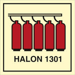 Sign IMO Halon 1301 Battery 10410 - Sikkerhedsgiganten