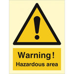 Sign IMO Hazardous area 107005 - Sikkerhedsgiganten