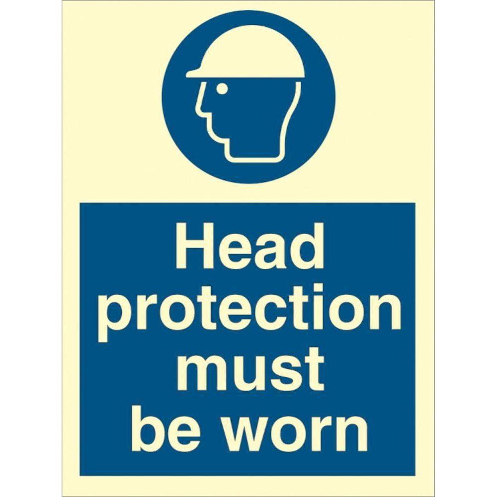 Sign IMO Head protection must be worn - Sikkerhedsgiganten