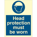 Sign IMO Head protection must be worn - Sikkerhedsgiganten
